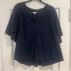 Pomander Place Navy Blue Blouse